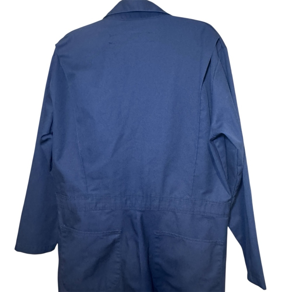 Red Kap Men's Navy Blue Twill Coveralls Speed Suit Size 44R Regular - Picture 4 of 13